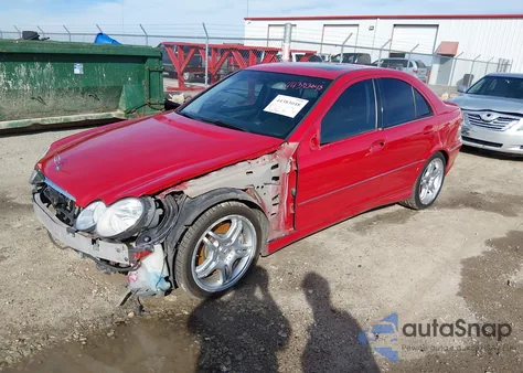 2006 Mercedes-Benz C 55 Amg z USA, uszkodzony, nr VIN WDBRF76J46F821086